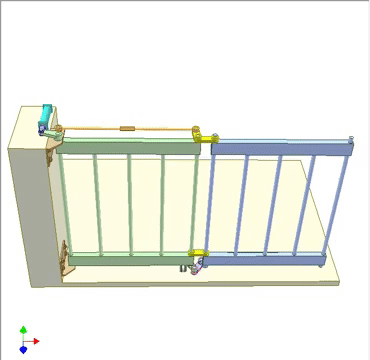 Bi Fold Sliding Gate Mechanism